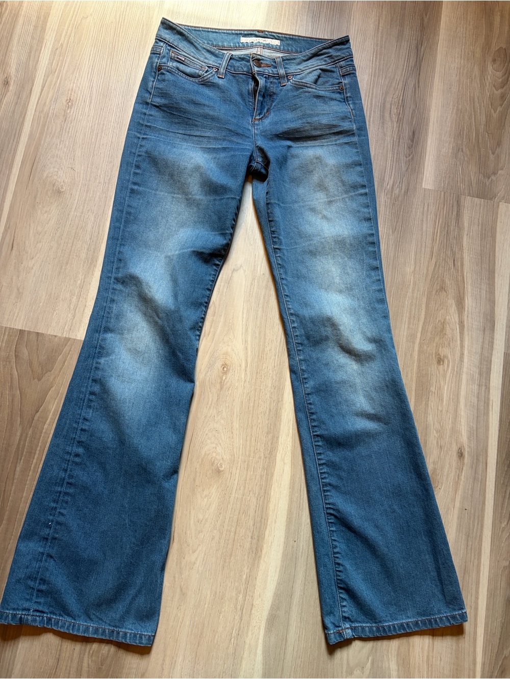 Joe's Jeans Muse Blue Flare Wide-Leg Denim - size 28